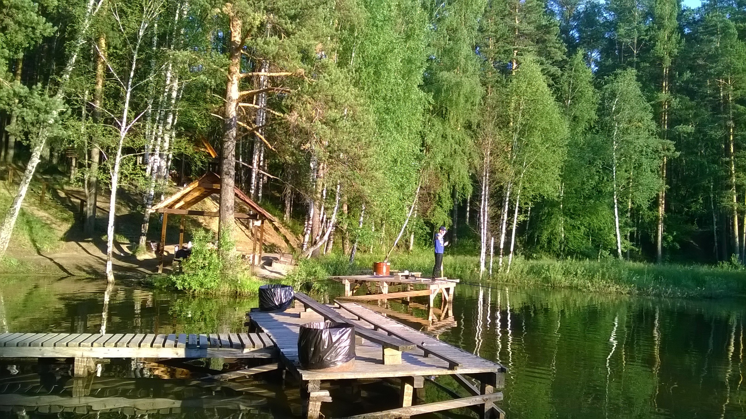 Чусовское большое озеро - рыбалка