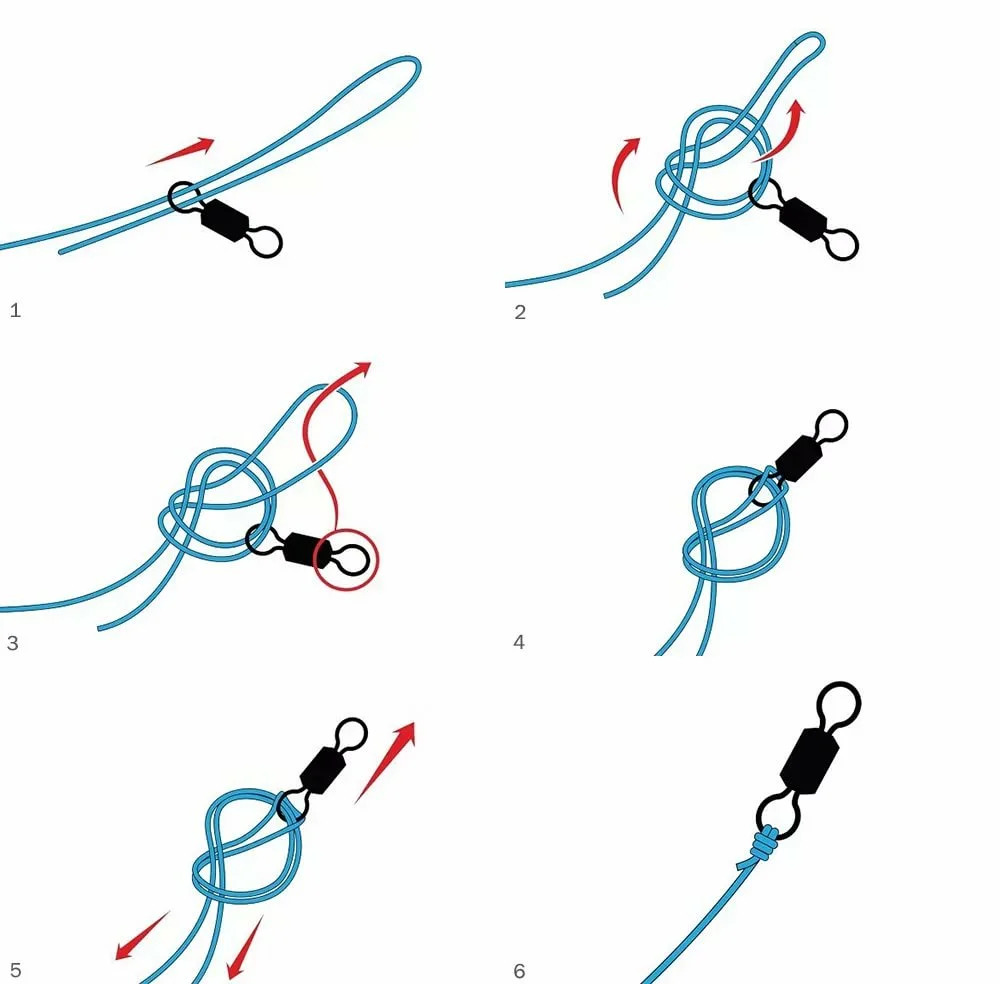 Топ-15 самых крепких узлов для поводков и крючков — схемы вязания