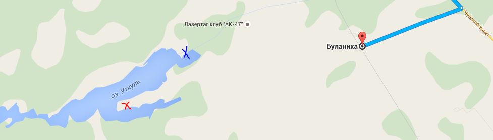 Карта глубин алтайский край