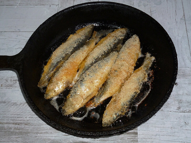 Карп, жареный с луком — рыбные рецепты