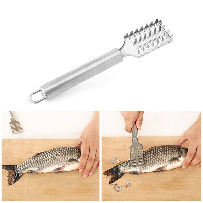 Ножи для чистки рыбы (30 фото): как правильно чистить рыбу от чешуи ножом? особенности ножей borner и других моделей