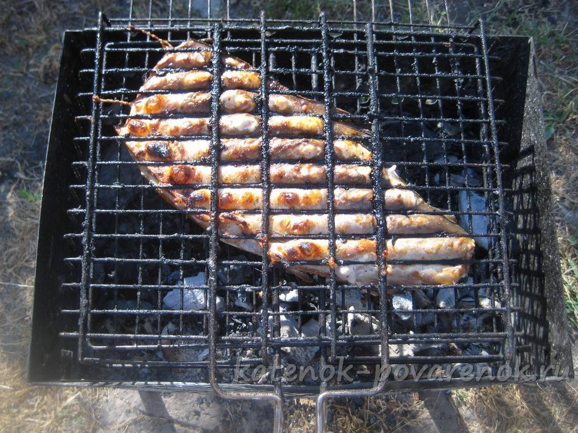 Шашлык из рыбы - как мариновать, приготовить на мангале, в духовк