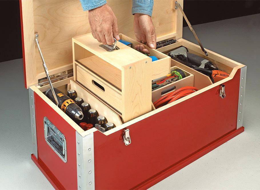 Ящик для инструментов (68 фото): большие инструментальные ящики, деревянные и пластиковые ящики для хранения инструментов, обзор ящиков stanley, tayg и magnusson