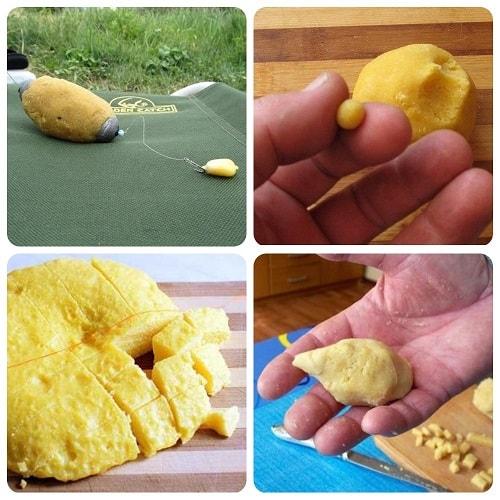 Мамалыга для рыбалки из кукурузной муки и крупы
