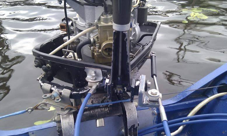 Дистанционное управление лодочным мотором своими руками