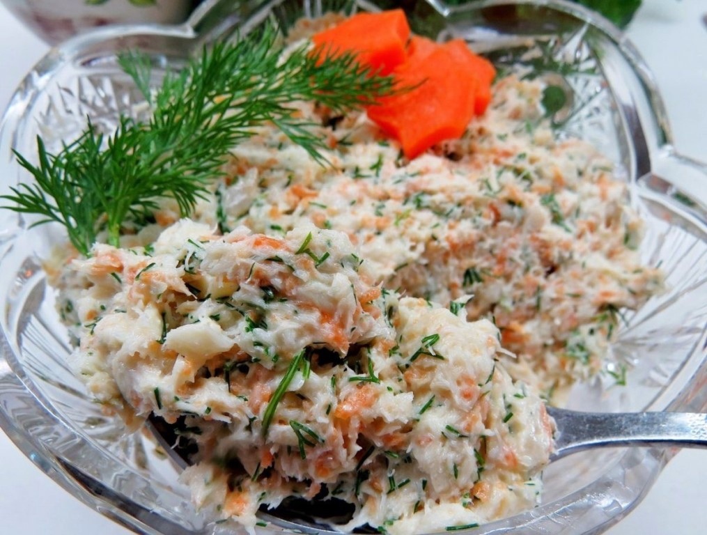 Салат с отварной рыбой рецепт с фото очень вкусный