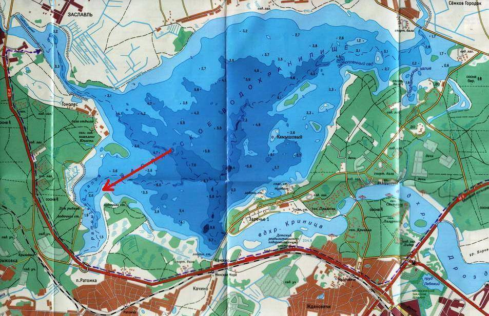 Рыбалка на вилейском водохранилище: трофеи, карта глубин, прогноз