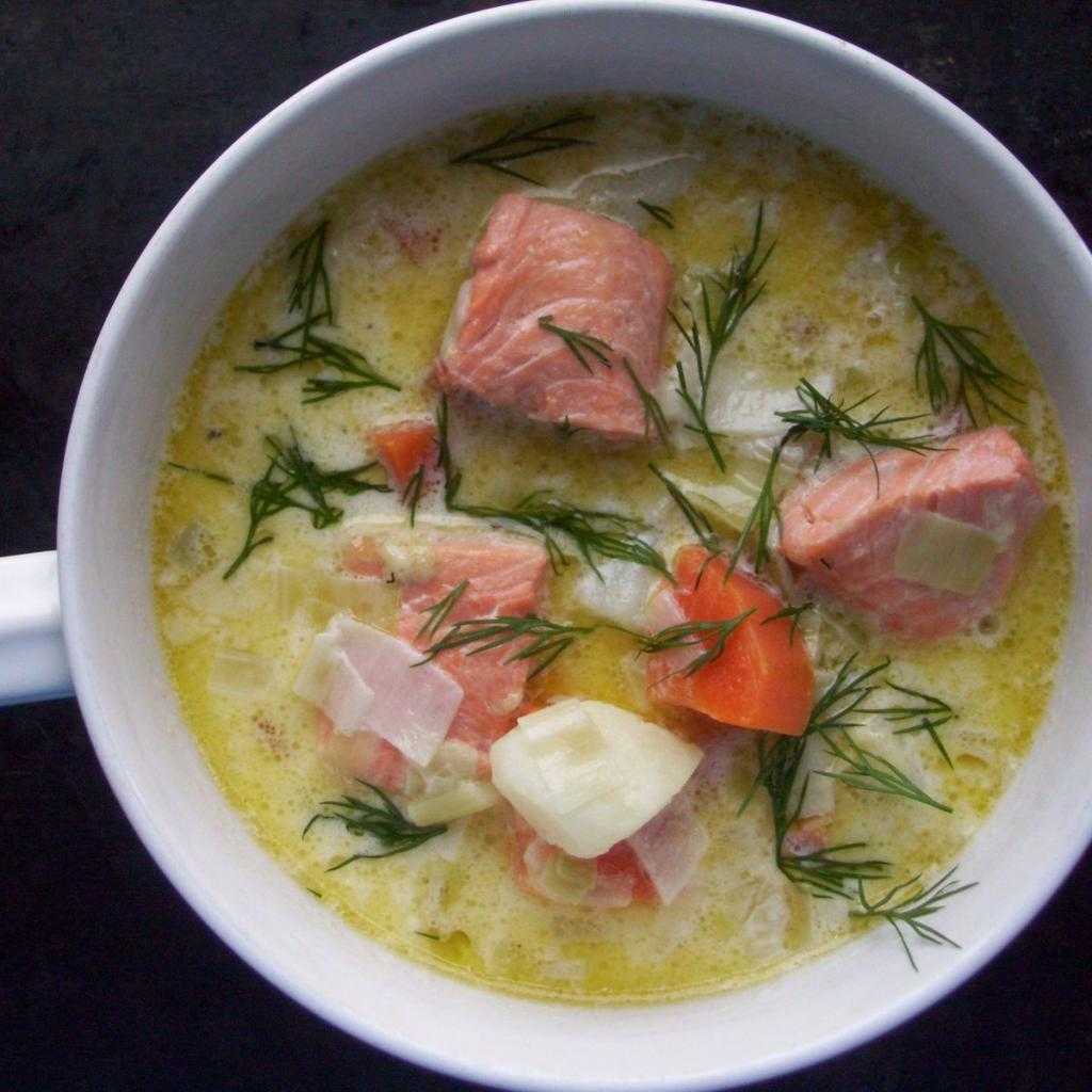 Уха по фински - рецепты рыбного супа со сливками, молоком и плавленным сыром