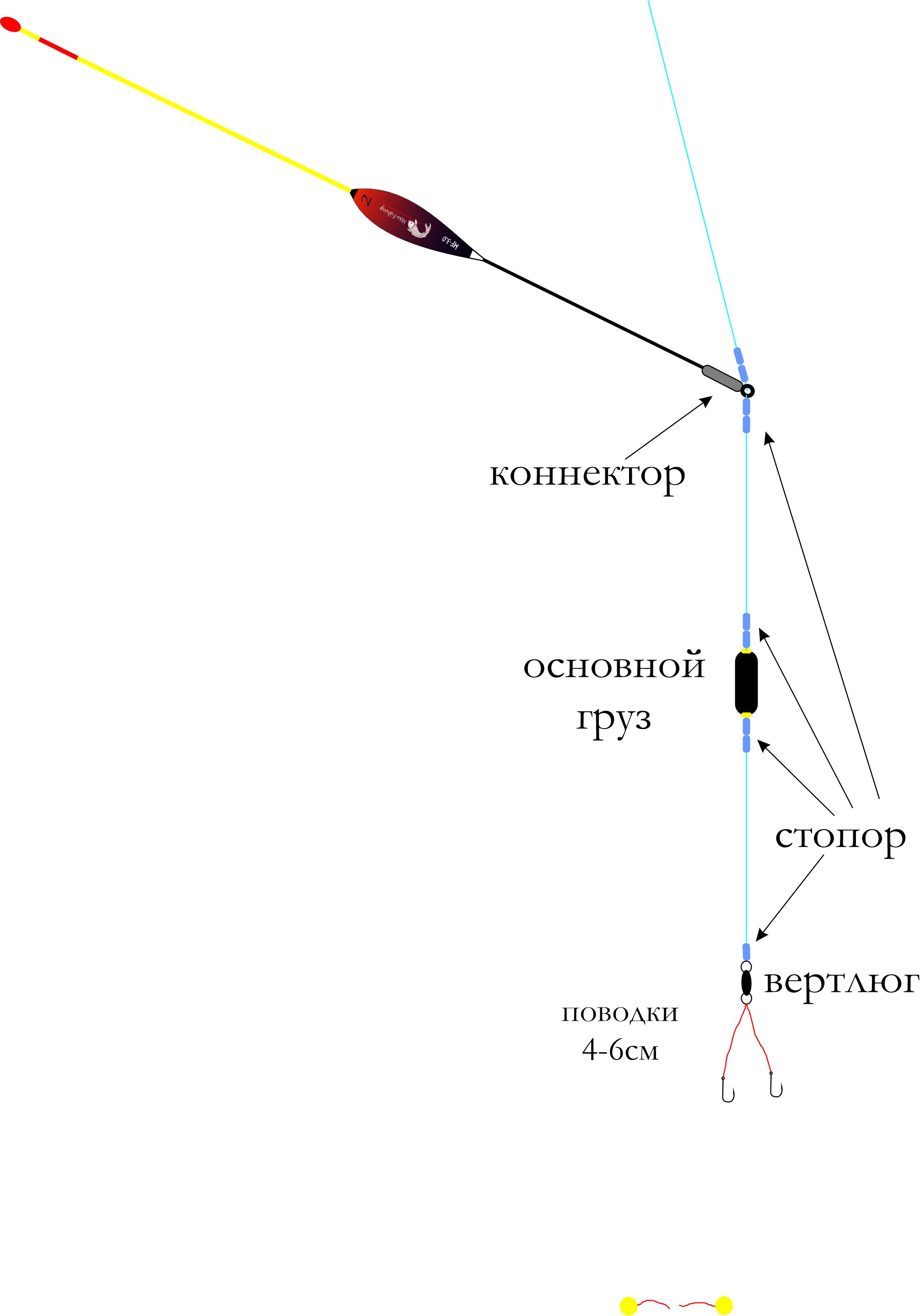Снасть херабуна: устройство и монтаж оснастки, техника ловли
