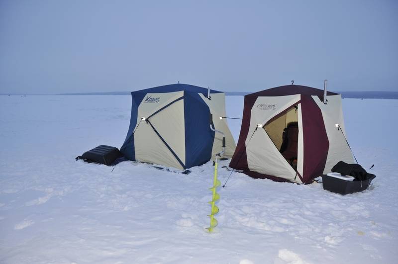 Палатки для зимней рыбалки - правильный выбор и обустройство