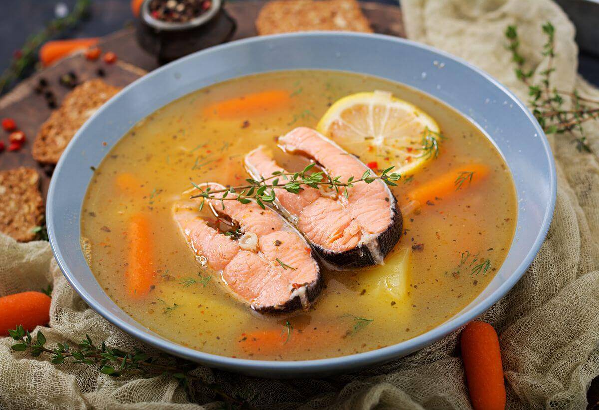 Уха из семги – вкуснейший домашний рецепт супа для всей семьи