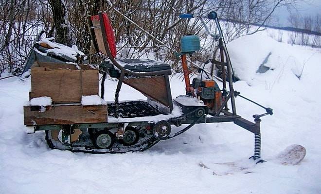 Снегоуборщик из бензопилы. схема сборки, детали и комплектующие