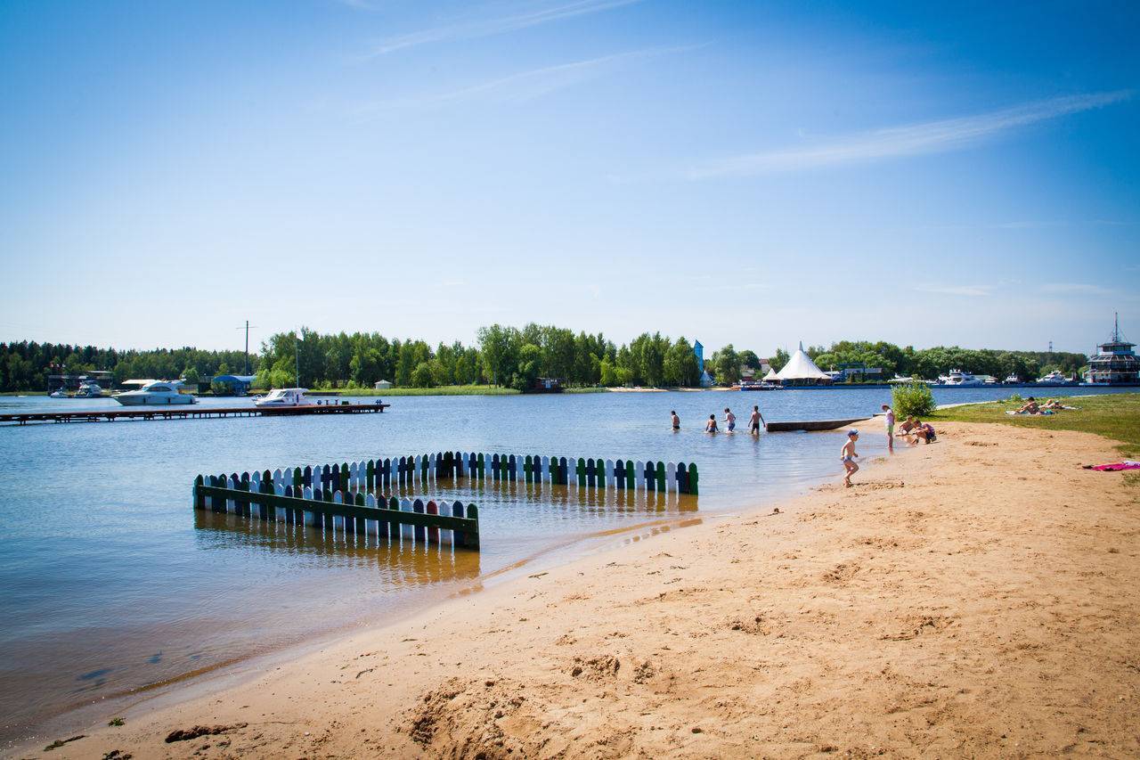 Пляж рыбинского водохранилища – где купаться и отдыхать летом
