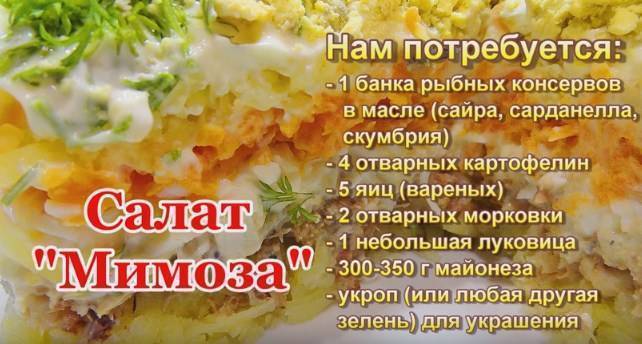 Картофель морковь консервы майонез рецепт