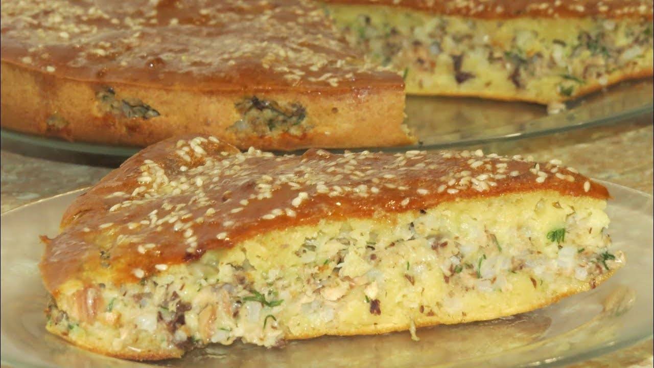 Пошаговый рецепт пирога с картошкой и рыбными консервами