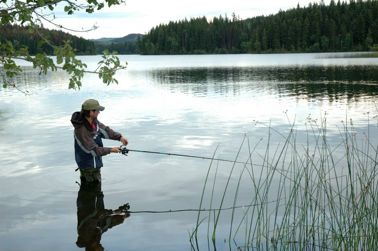 Рыбалка спиннинг озеро