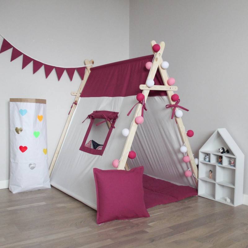 Делаем игровой дом – палатку для детей на балконе (+32 фото)