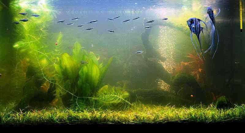 Почему зеленеет вода в аквариуме, что делать и как с этим бороться разными способами + фото, видео