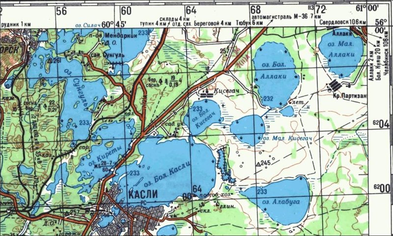 Карта озер челябинской области для рыбалки с названиями и какая рыба