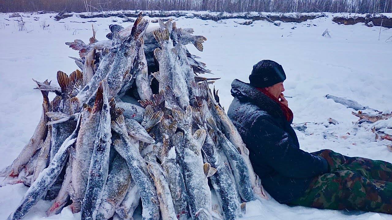 Рыбалка в сибири зимой