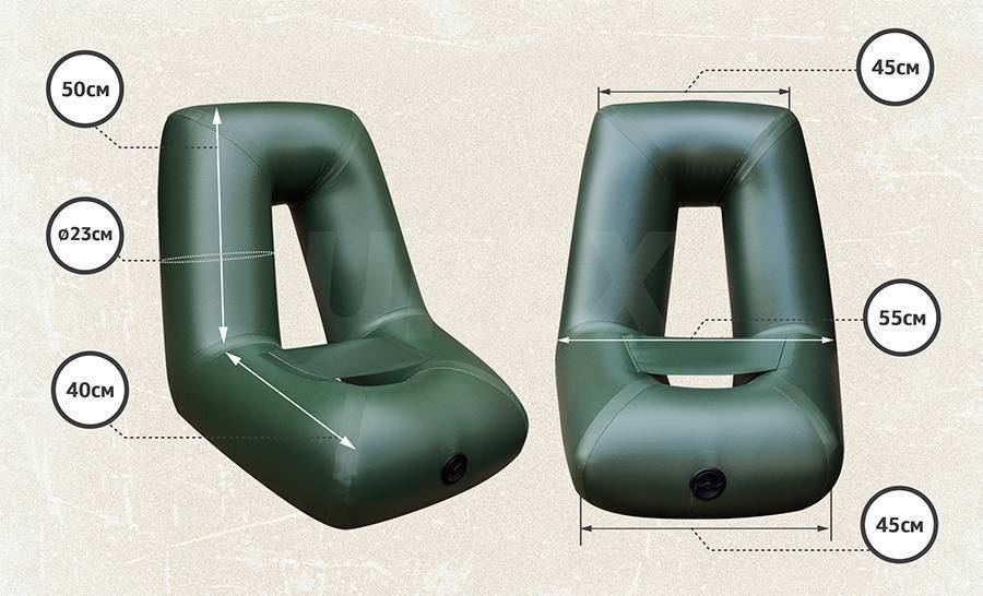 Надувные кресла для лодок пвх — как выбрать и установить