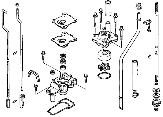 Honda bf50 схема