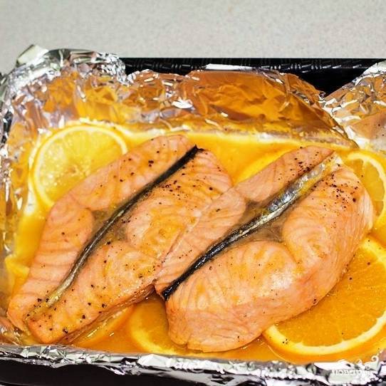 Форель, запеченная в фольге "золотая рыбка" – кулинарный рецепт