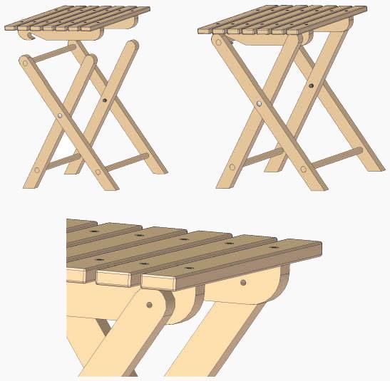⚒ раскладной стол своими руками: особенности конструкции и сборки
