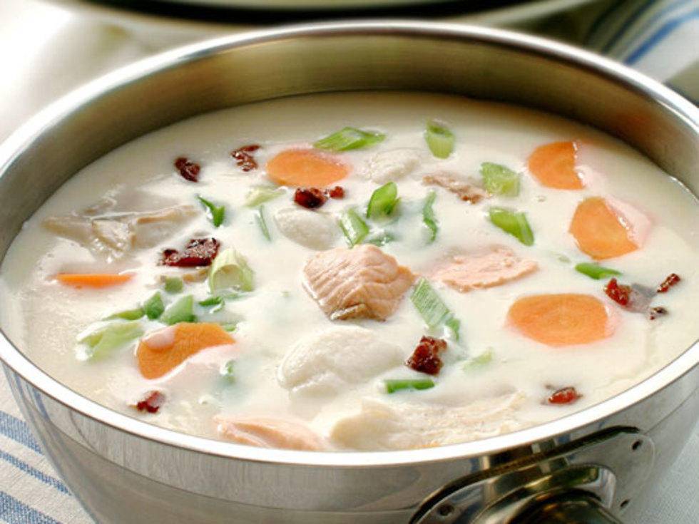 Рецепт рыбного супа со сливками высоцкой