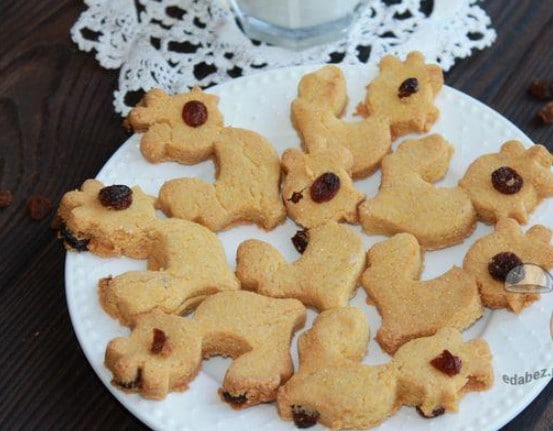 Печенье из кукурузной муки для детей