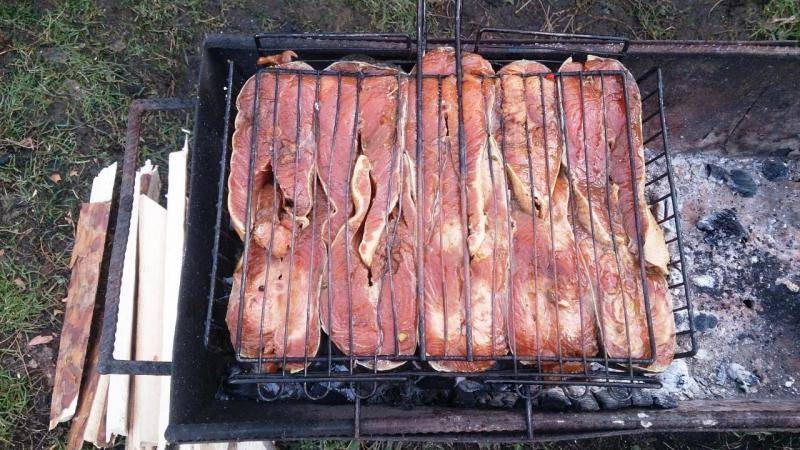 Рыбный шашлык - самые лучшие рецепты