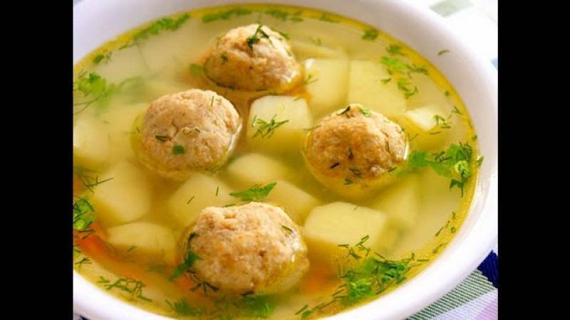 Суп с фрикадельками - 12 простых рецептов с фото и видео