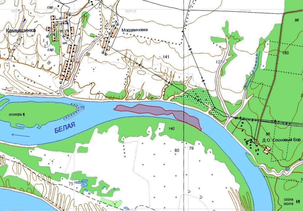 Карта рыбалки в нижегородской области