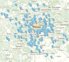 Карта рыболовных мест московской области бесплатных