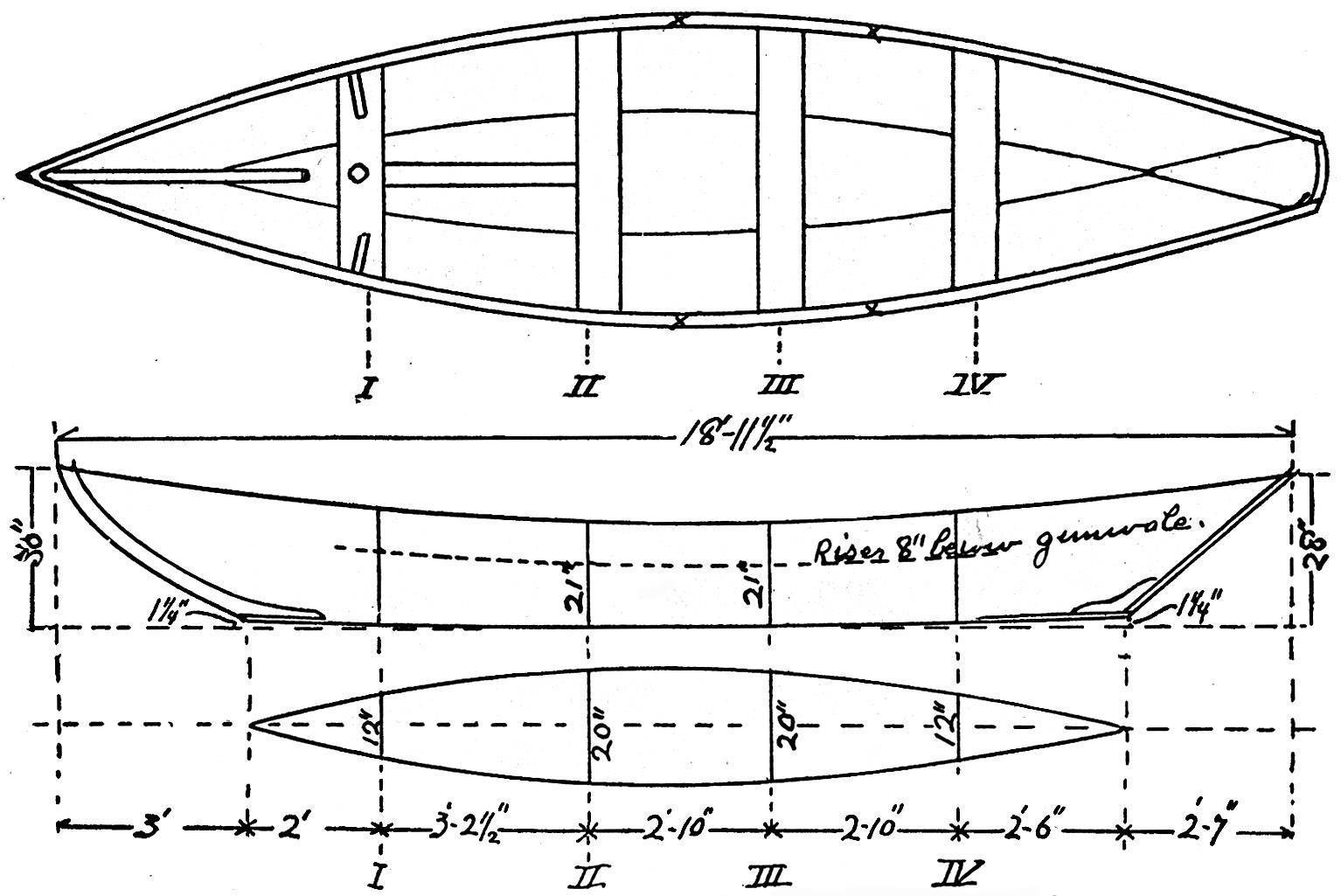 Лодка из одного листа фанеры - проект, чертежи, эскизы и описание технологии изготовления лодки из одного листа фанеры