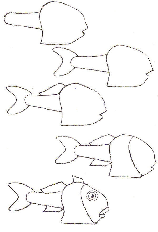 Как нарисовать рыбу карандашом поэтапно для детей