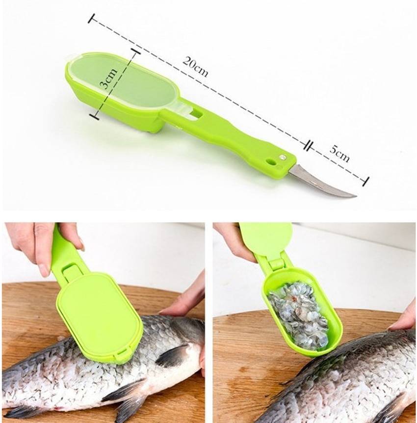 Нож для чистки рыбы от чешуи