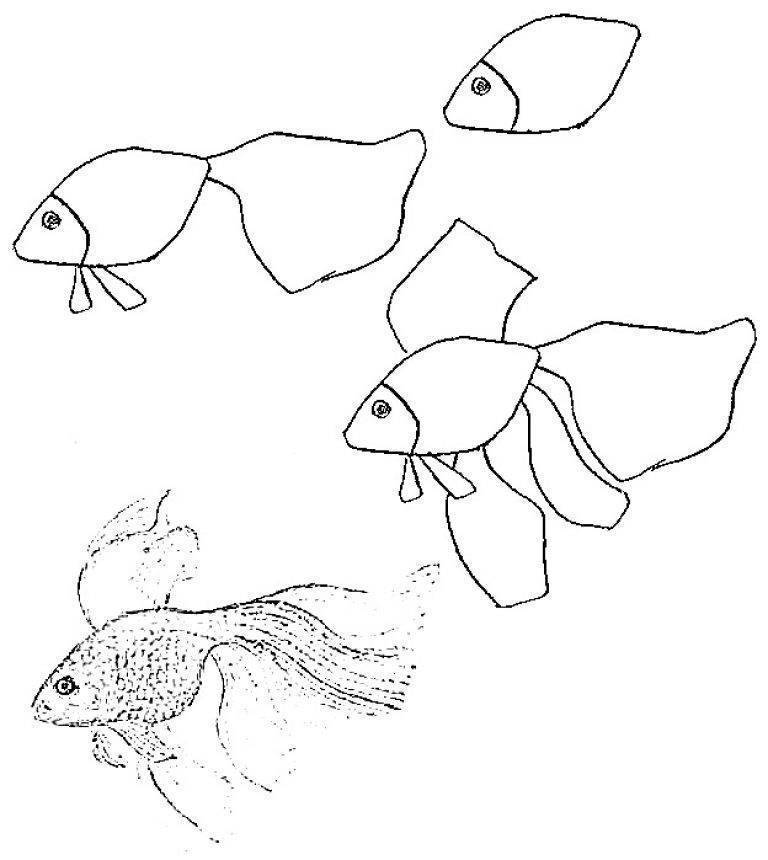 Нарисовать рыбка – как нарисовать золотую рыбку поэтапно. пошаговый урок рисования рыбки уроки рисования для начинающих, мультики, раскраски.