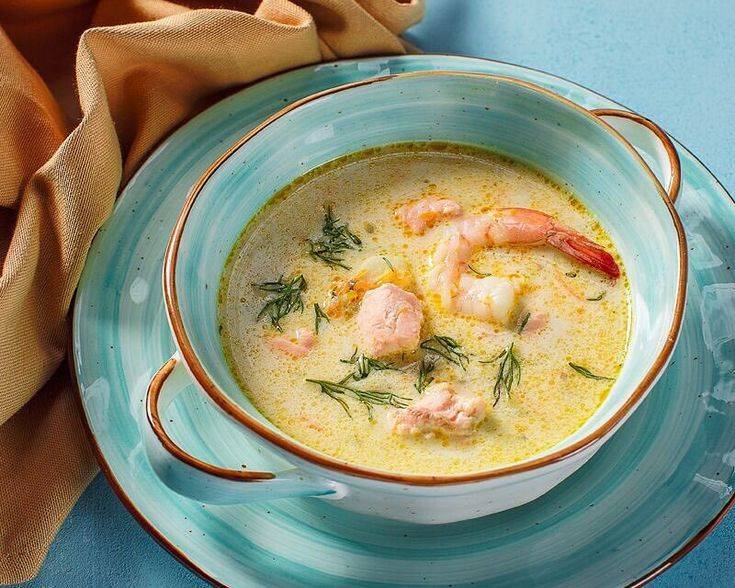 Норвежский сливочный суп с сeмгой – кулинарный рецепт