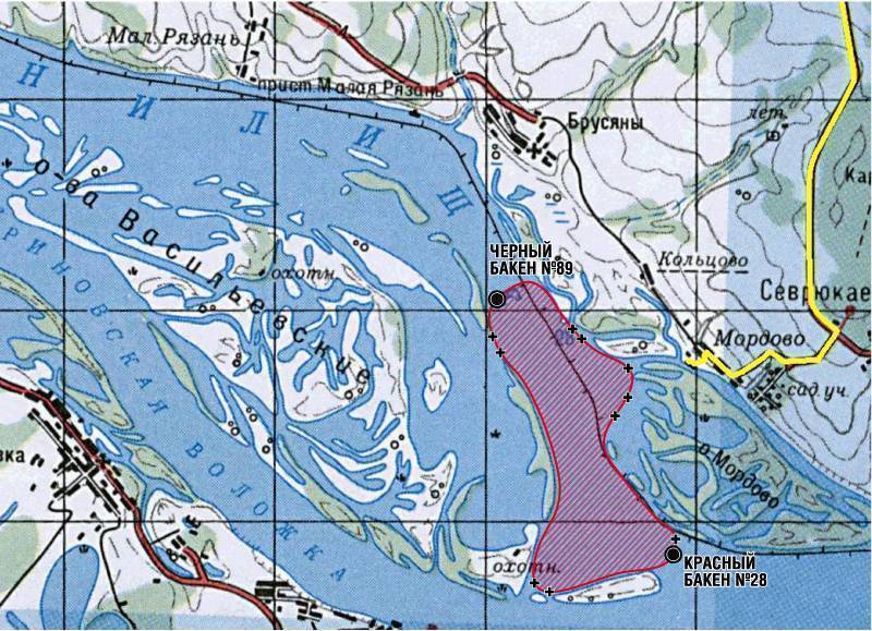 Карта рыбных мест саратовской области