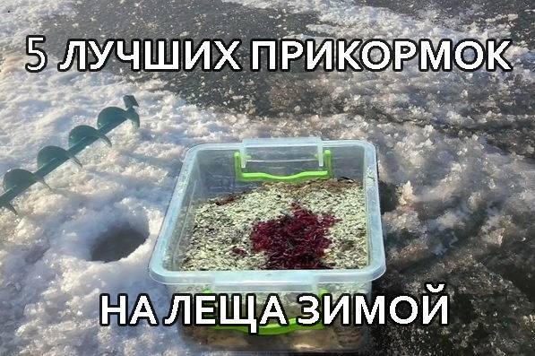 Зимняя прикормка для леща своими руками: рецепты