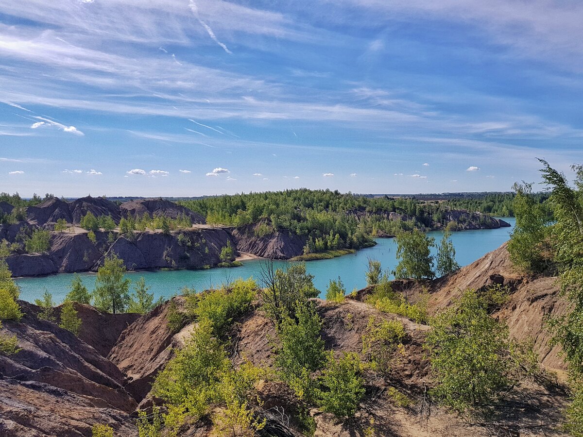 Тульская область узловский район голубые озера фото