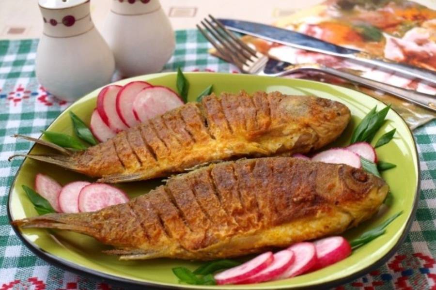 Как приготовить рыбу на сковороде речную рыбу