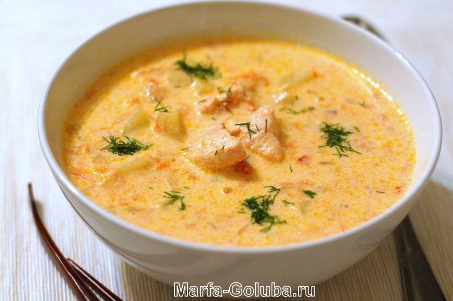 Финский сливочный рыбный суп – кулинарный рецепт