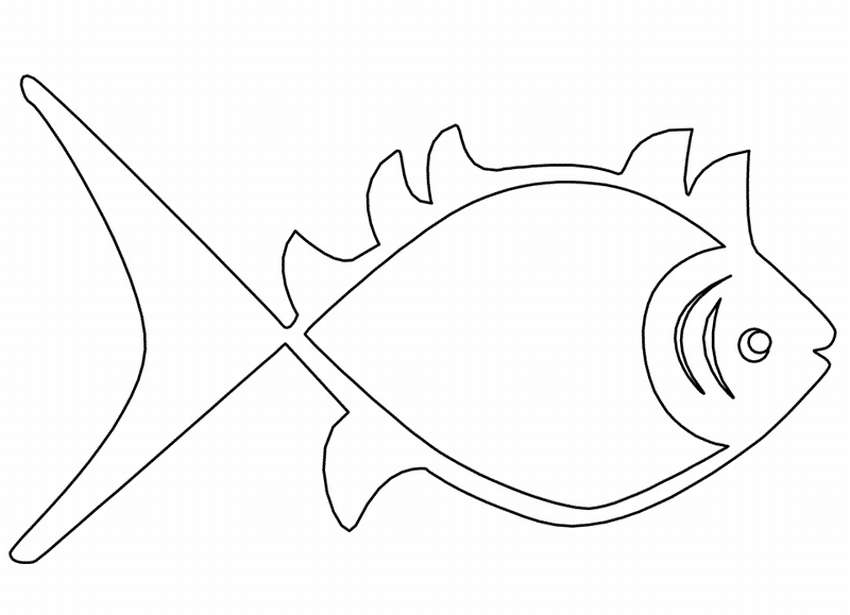 Аппликация рыбка из цветной бумаги: 91 шаблона аппликаций в детский сад и школу
