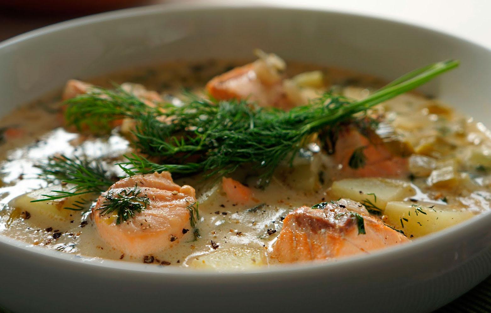 Суп с красной рыбой, томатами и сливками: пошаговый рецепт с фото | меню недели