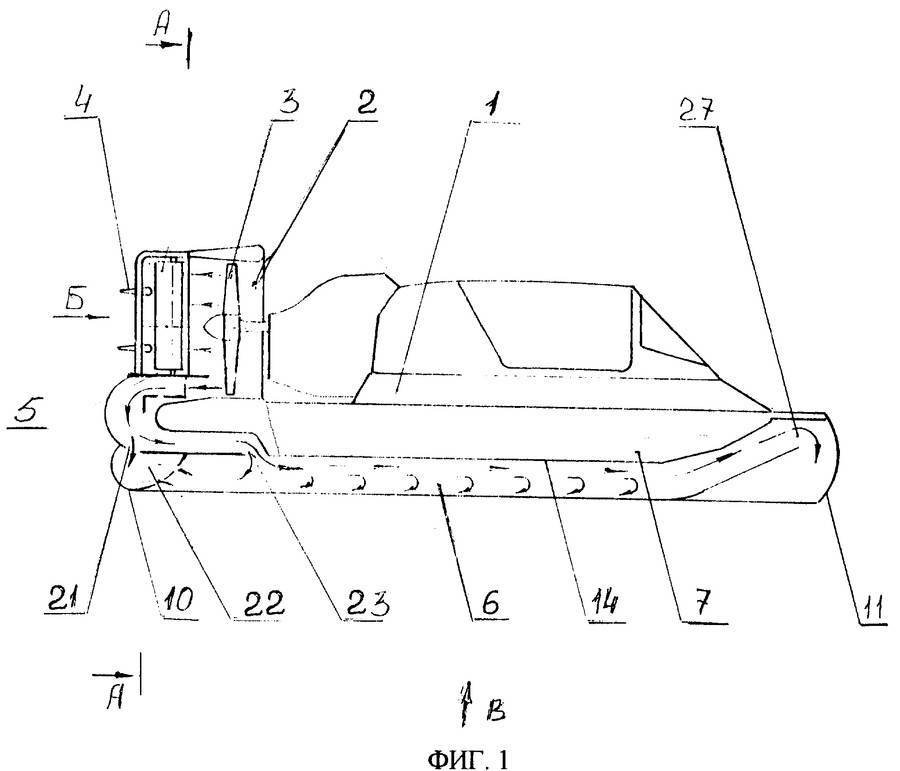 Проект и чертежи катера на воздушной подушке — изучаем со всех сторон