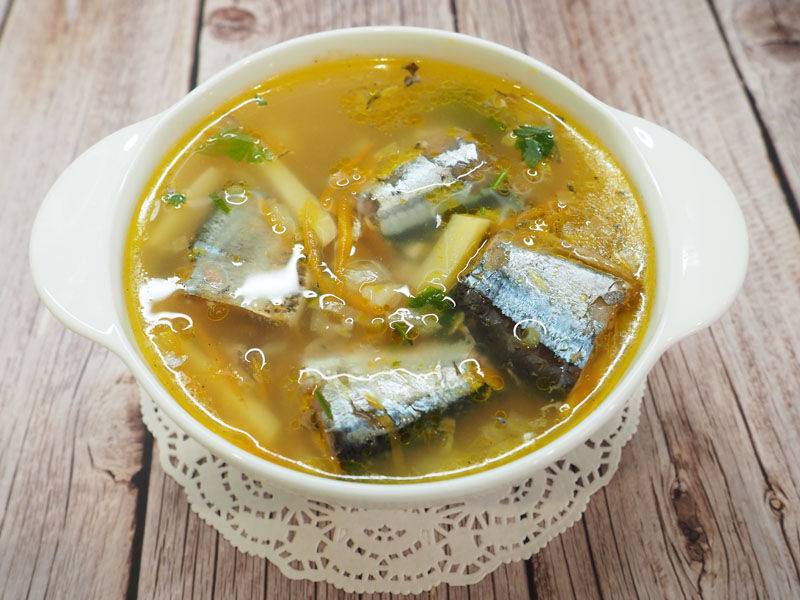 Суп из кильки в томатном соусе – самый правильный рецепт