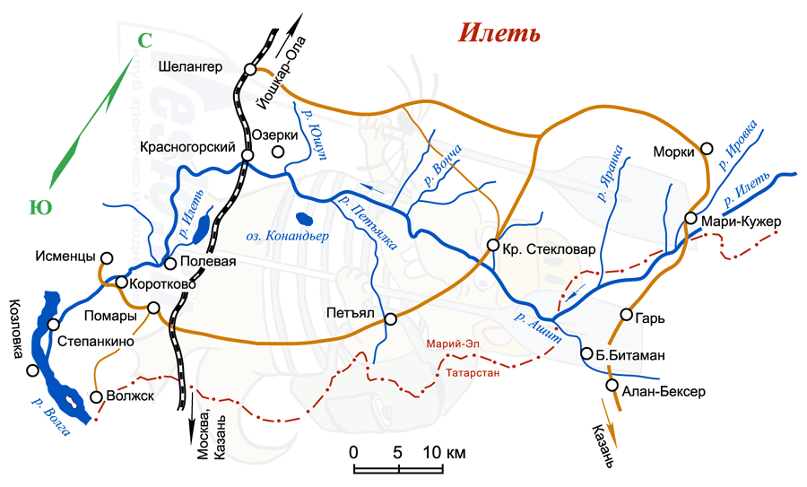 Карта осадков красный стекловар