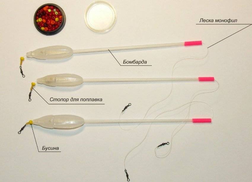 Ловля на бомбарду, монтаж снасти своими руками: способы сборки бомбарды